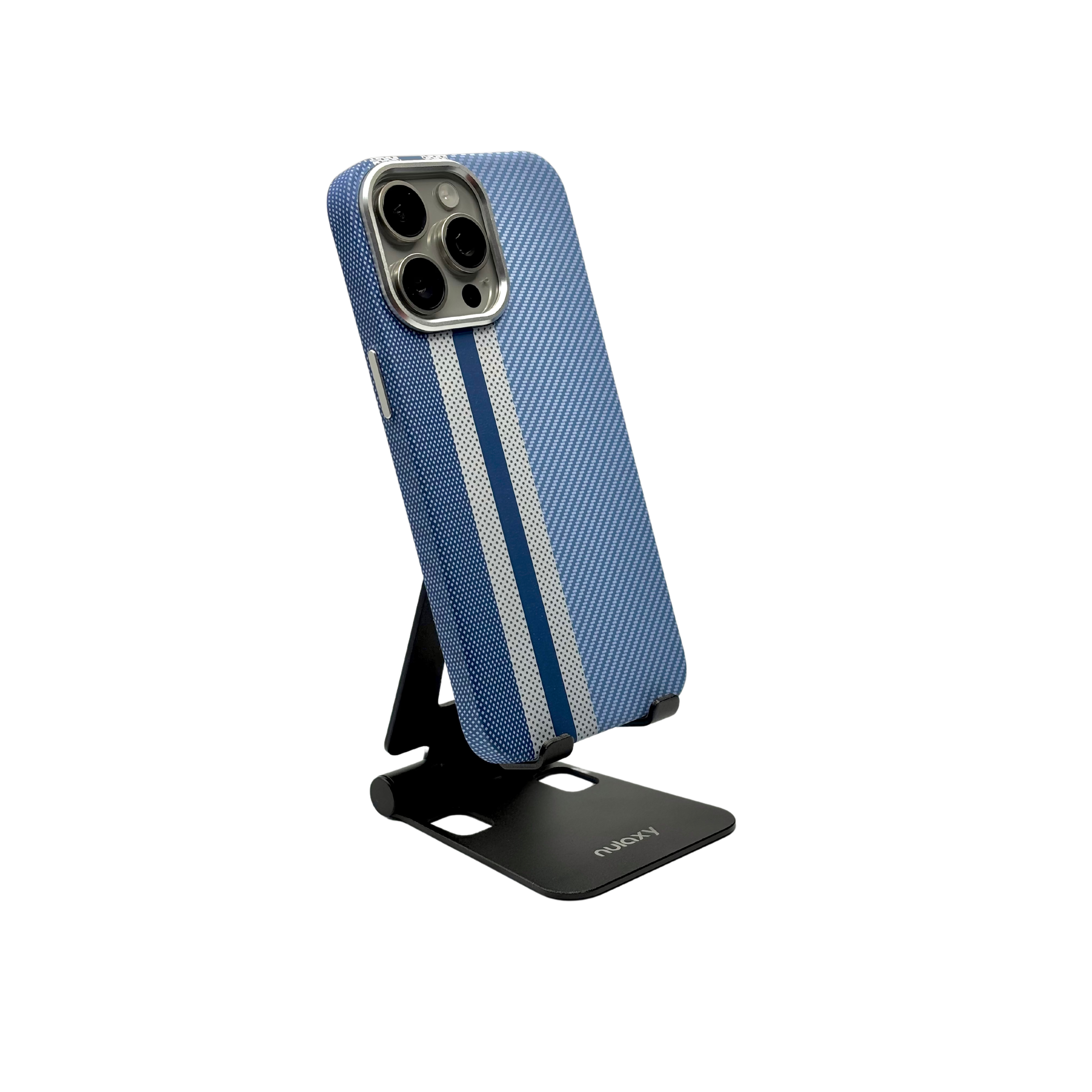 Cool Blue Stripe Sleek and Premium Mobile Cover